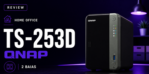 Análise técnica do NAS 2 baias para home office TS-253D Qnap