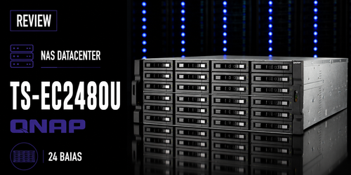 Avaliação detalhada do rackmount NAS SATA TS-EC2480U Qnap