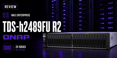 Qnap TDS-h2489FU R2: Review do NAS rack 24 baias