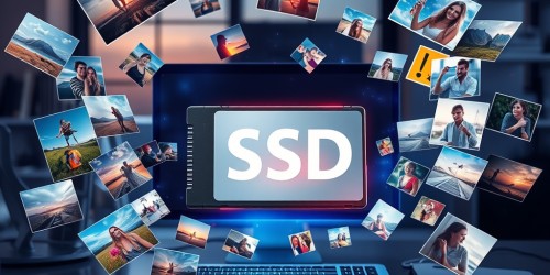 Backup de fotos e vídeos em SSD