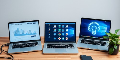 Como fazer backup de vários notebooks?