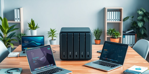 Lenovo 4 baias: NAS storage desktop e rackmount