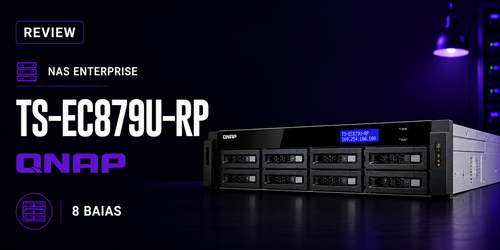 TS-EC879U-RP Qnap: Review completa do NAS enterprise 8 baias