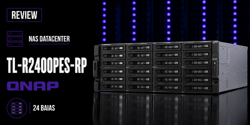 Review do sistema NAS TL-R2400PES-RP Qnap