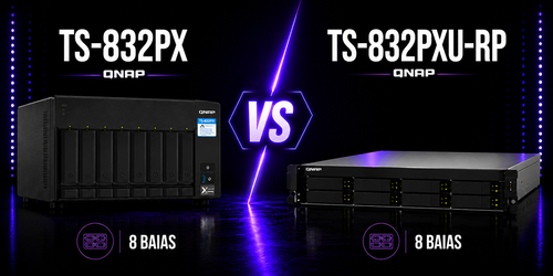 TS-832PX e TS-832PXU-RP: Qual é o melhor storage de 8 baias?
