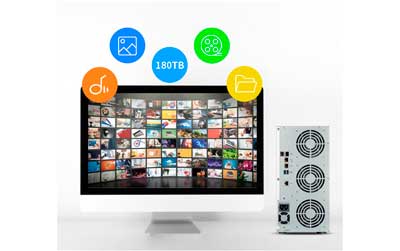 Alta capacidade de armazenamento de dados