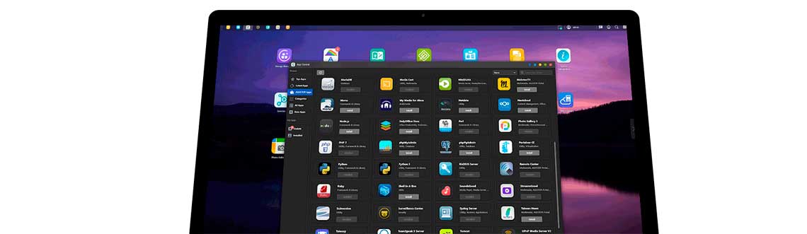 Central de aplicativos