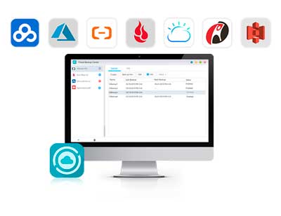Centro de backup em nuvem