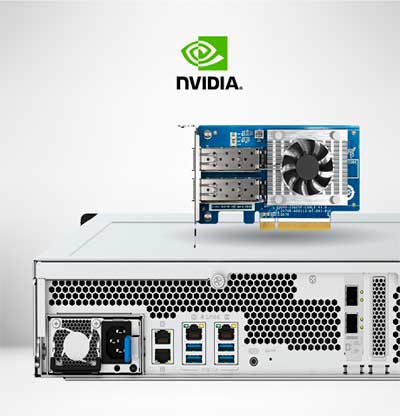 Conectividade dupla de 25GbE