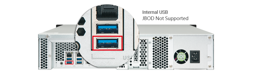 8 bay storage com expansão da capacidade de armazenamento
