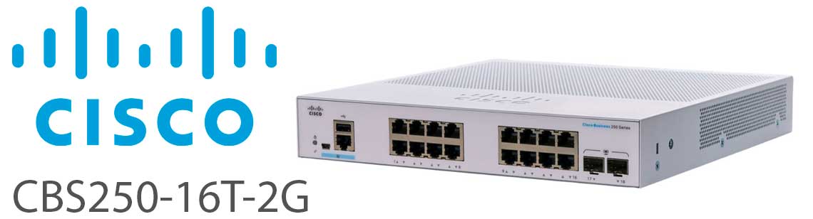 Cisco Business Switch CBS250-16T-2G
