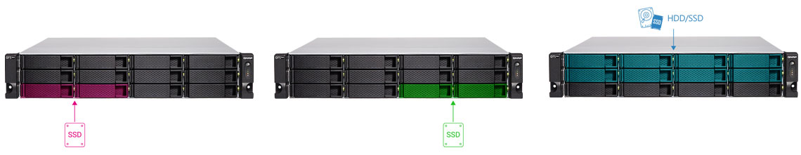 Configuração de armazenamento em camadas  com o QuTS hero