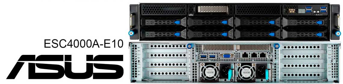 ESC4000A-E10 Asus, um servidor 2U pronto para o trabalho