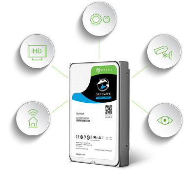 HD 6TB surveillance Seagate preparado para altas taxas de trabalho