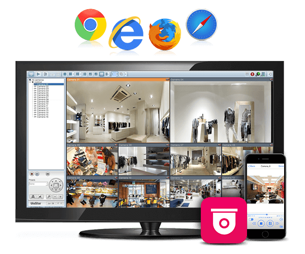 Monitoramento com hub de segurança 24 horas
