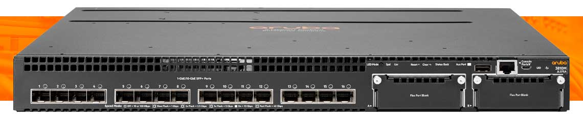 Principais recursos do switch Aruba JL075A