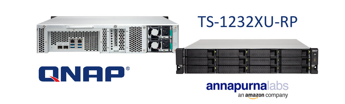 Qnap TS-1232XU-RP, Storage NAS de alta performance  
