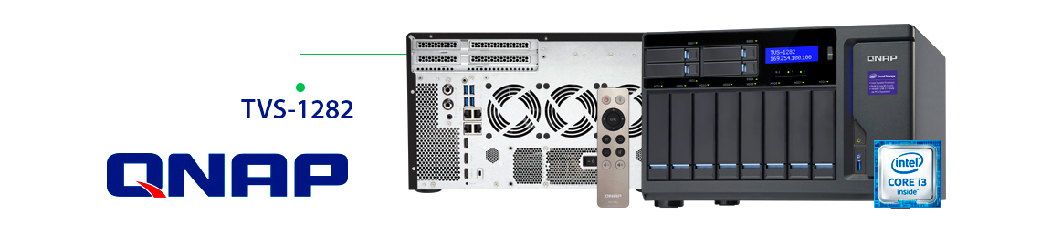 Qnap TVS-1282 - Um tiered storage de alta performance