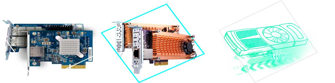 Recursos de E/S abundantes com expansão PCIe