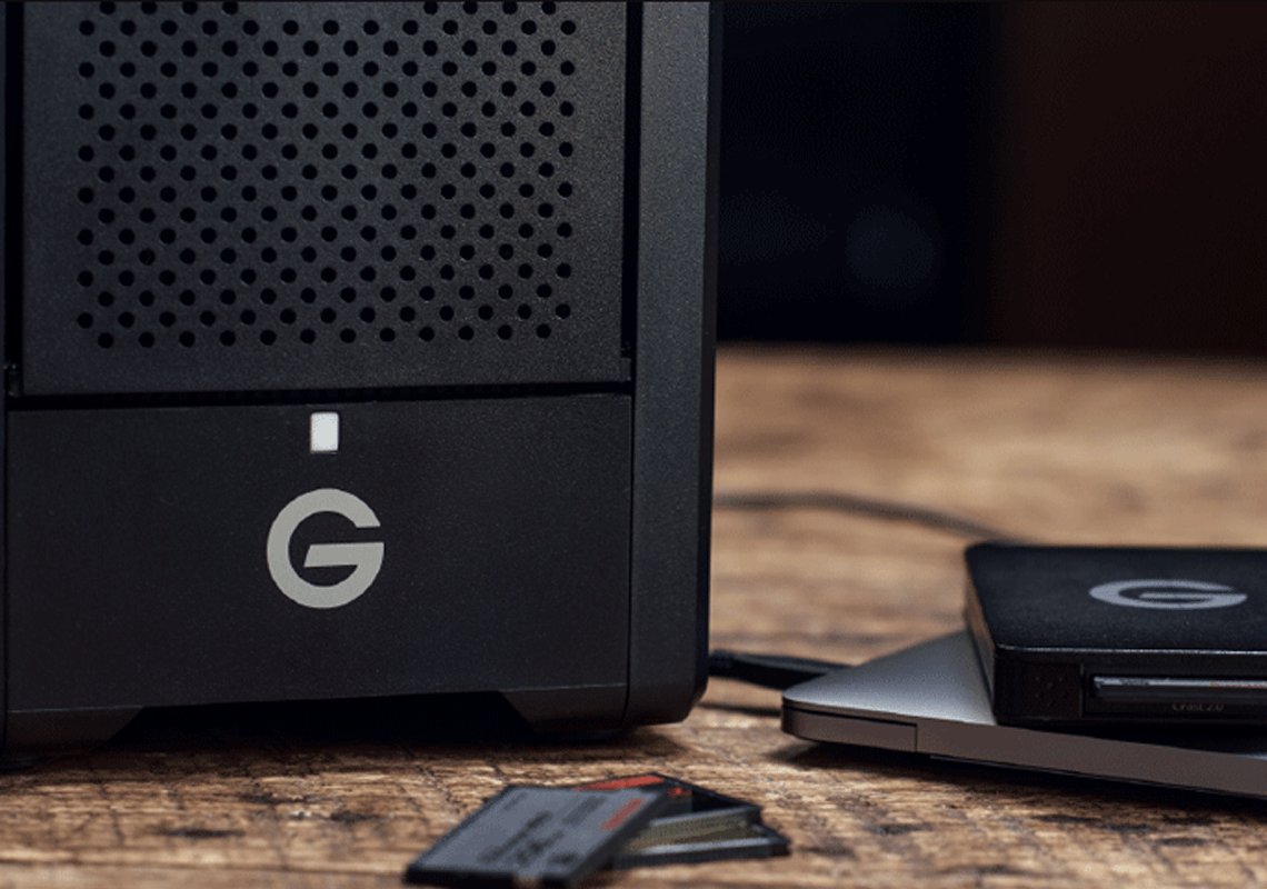 Storage com 2 adaptadores ev Series – Conexão direta com dispositivos ev