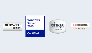 Soluções de virtualização certificadas