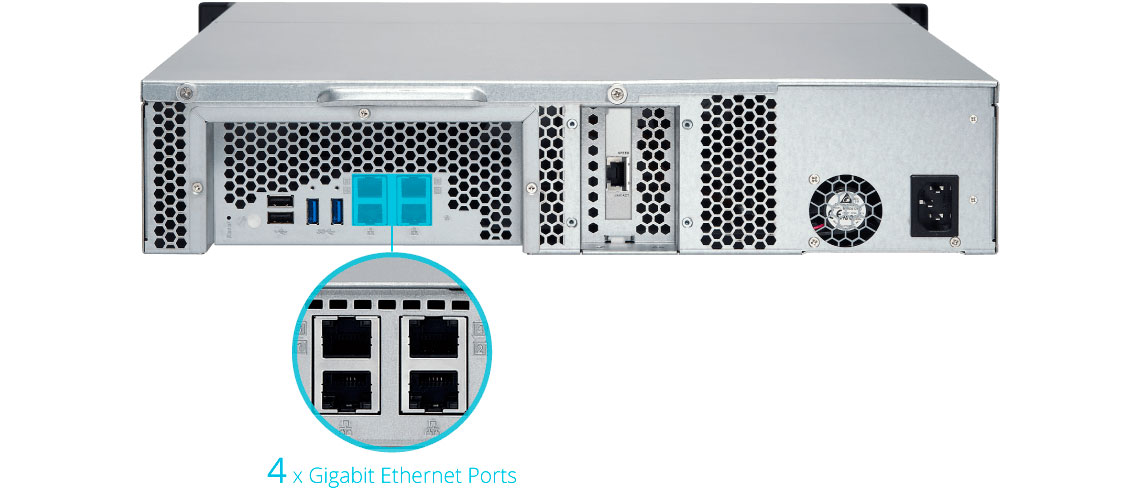 TS-1263XU, servidor de backup de alta confiabilidade