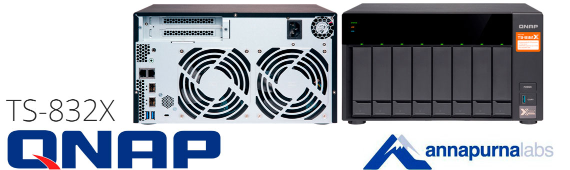 TS-832X, o NAS server 8 baias até 96TB da Qnap