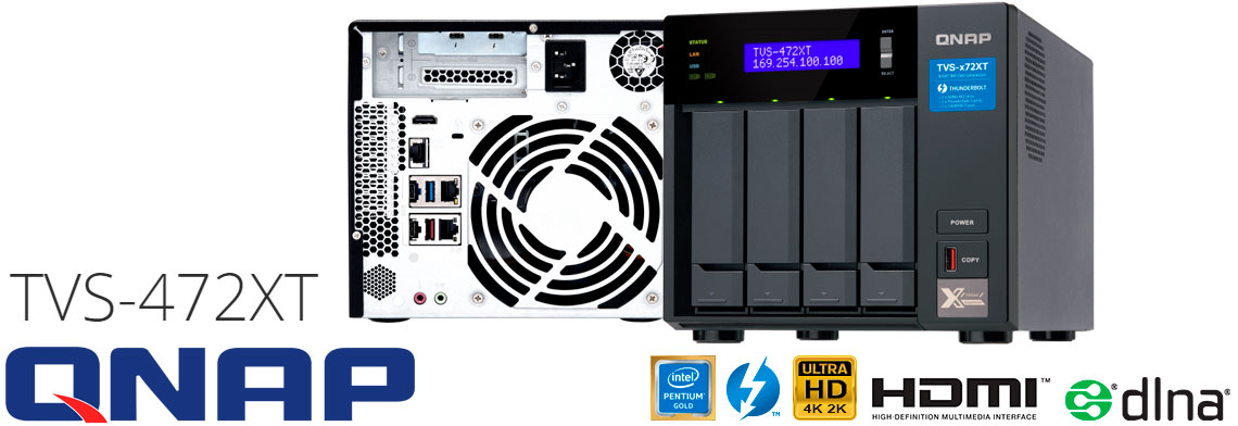 Turbo NAS TVS-472XT, NAS 4 baias de alta performance