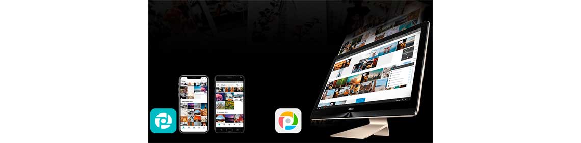 NAS multimídia com Photo Gallery e AiFoto