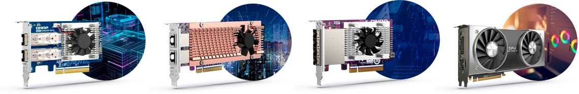 Recursos de E/S com expansão PCIe
