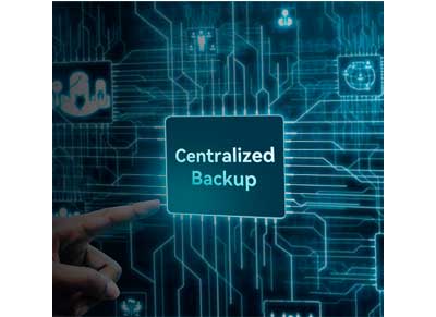 Solução de backup passivo de computador para funcionários