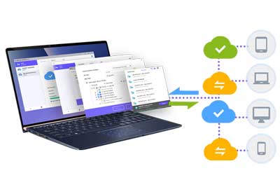 Um NAS 12 baias com EZ Sync