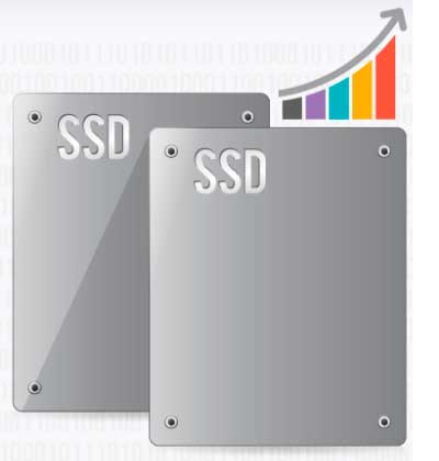 Um servidor com cache SSD e Tiering