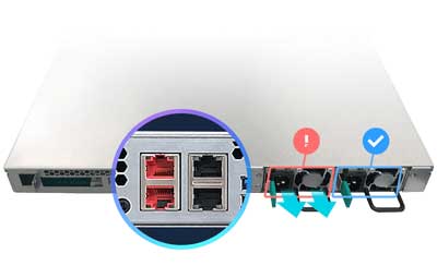 Um servidor com estruturas de backup