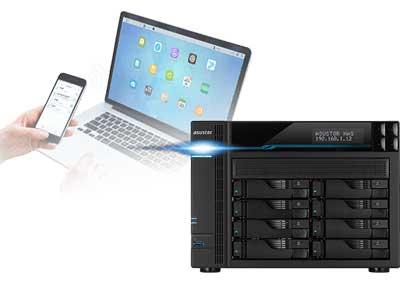 Um servidor NAS com tecnologia Wake On LAN