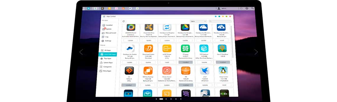 Um sistema de app central